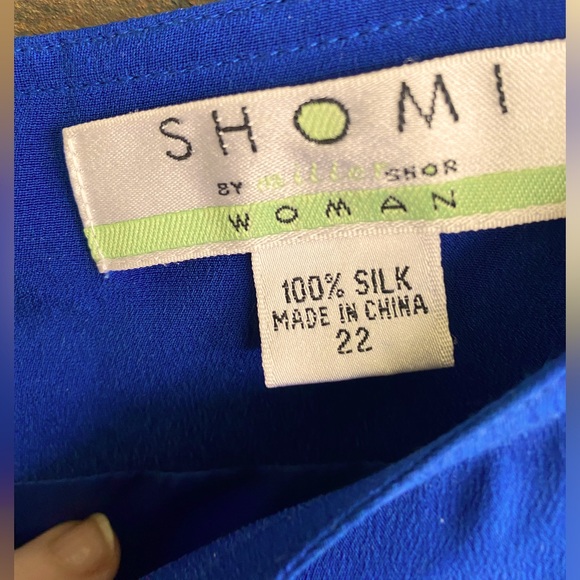 NWOT SHOMI BY SNOR SILK DRESS - Picture 2 of 8